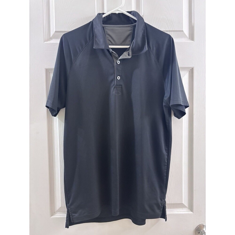 Oakley Men’s XL Black Polo Shirt Performance Golf Athletic Short Sleeve